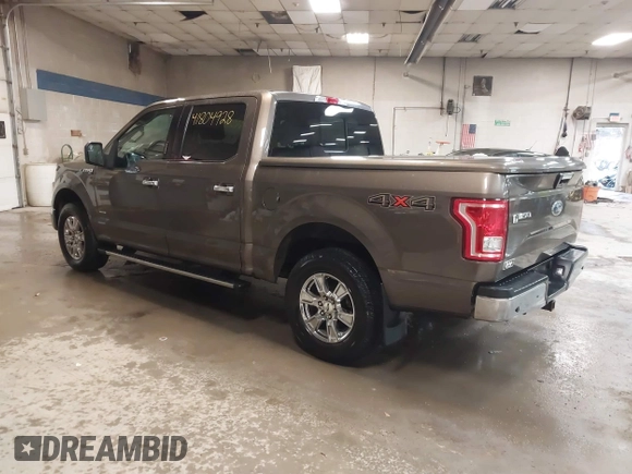 2016 Ford F-150 XLT with VIN 1FTEW1EP1GFA65818, listed as a IAAI auction lot 41804928 with 169,074 mi miles. Bid and sale history available at carsss.com. Image 3.