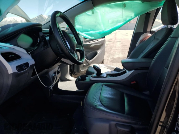 2020 Chevrolet Bolt EV Premier with VIN 1G1FZ6S09L4146015, listed as a Copart auction lot 50474115 with 20,270 mi miles and Salvage title. Bid and sale history available at DreamBid. Image 7.