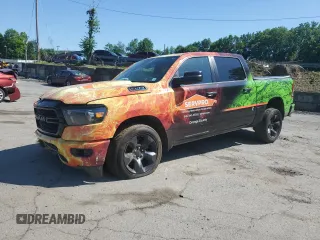 2024 Ram 1500 Tradesman with VIN 1C6SRFGT9RN131226, listed as a Copart auction lot 62363825 with 42,968 mi miles and Salvage title. Bid and sale history available at DreamBid. Image 1.
