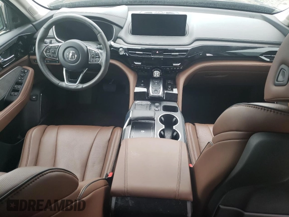 2024 Acura MDX Advance with VIN 5J8YE1H89RL022239, listed as a Copart auction lot 65220594 with Not provided miles and Non repairable. Bid and sale history available at DreamBid. Image 8.