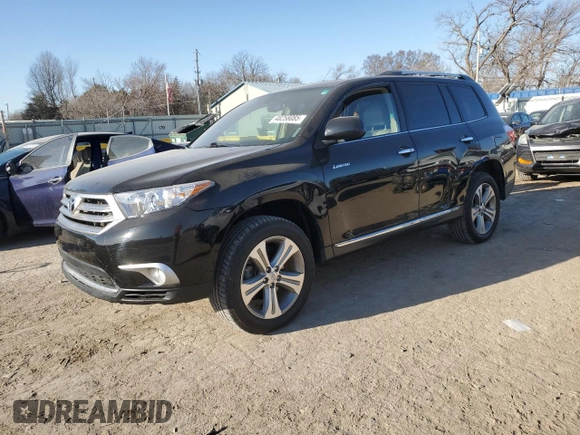 2011 Toyota Highlander Limited with VIN 5TDDK3EH8BS048969, listed as a Copart auction lot 48258085 with 145,180 mi miles and Salvage title. Bid and sale history available at DreamBid. Image 1.