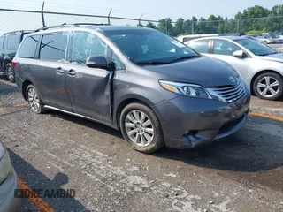 2017 Toyota Sienna XLE with VIN 5TDDZ3DC9HS183372, listed as a IAAI auction lot 42440209 with 112,199 mi miles and . Bid and sale history available at DreamBid. Image 1.