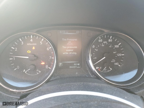 2017 Nissan Rogue SV with VIN 5N1AT2MV8HC784446, listed as a Copart auction lot 48675675 with 84,437 mi miles and Salvage Title. Bid and sale history available at carsss.com. Image 9.