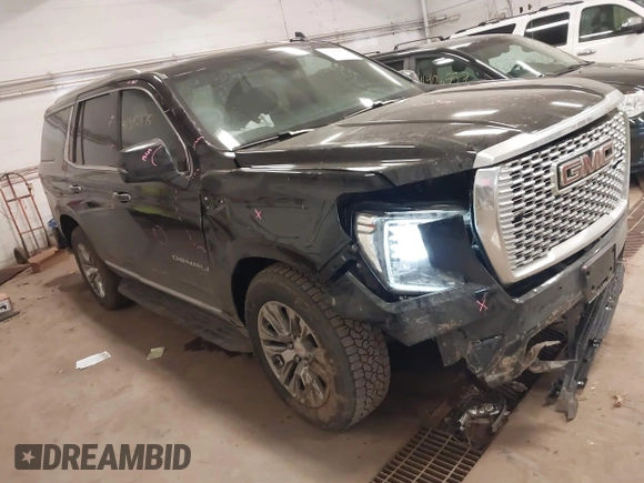 2021 GMC Yukon Denali with VIN 1GKS2DKL2MR432564, listed as a IAAI auction lot 41392475 with 44,045 mi miles. Bid and sale history available at carsss.com. Image 1.
