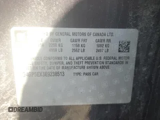 2014 Buick Regal Premium I with VIN 2G4GP5EX3E9238513, listed as a Copart auction lot 51987775 with 165,449 mi miles and Salvage Title. Bid and sale history available at DreamBid. Image 14.