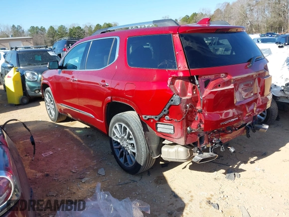 2021 GMC Acadia Denali with VIN 1GKKNPLS8MZ176560, listed as a IAAI auction lot 41527583 with 40,293 mi miles and . Bid and sale history available at carsss.com. Image 3.