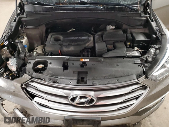 2018 Hyundai Santa Fe 2.4L with VIN 5NMZUDLB5JH096340, listed as a Copart auction lot 61038095 with 114,993 mi miles and Salvage title. Bid and sale history available at DreamBid. Image 12.