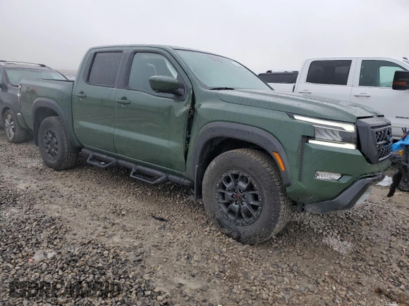 2023 Nissan Frontier SV with VIN 1N6ED1EKXPN663452, listed as a Copart auction lot 53535295 with 17,522 mi miles and Salvage title. Bid and sale history available at DreamBid. Image 4.