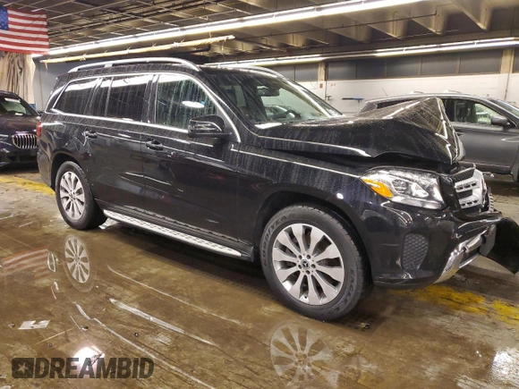 2017 Mercedes-Benz GLS 450 with VIN 4JGDF6EE2HA934539, listed as a Copart auction lot 39351704 with 52,700 mi miles and . Bid and sale history available at DreamBid. Image 4.
