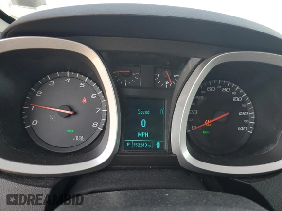 2012 Chevrolet Equinox LT w/1LT with VIN 2GNALDEK4C6312631, listed as a Copart auction lot 45966045 with 152,240 mi miles and Salvage Title. Bid and sale history available at carsss.com. Image 9.