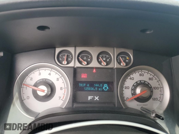 2010 Ford F-150 XL with VIN 1FTFX1EV3AFC01745, listed as a Copart auction lot 55466205 with 125,836 mi miles and Clean Title. Bid and sale history available at carsss.com. Image 9.