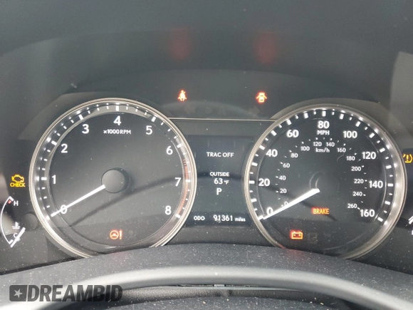 2015 Lexus GS 350 with VIN JTHBE1BL9FA000877, listed as a Copart auction lot 41184674 with 91,361 mi miles. Bid and sale history available at carsss.com. Image 9.