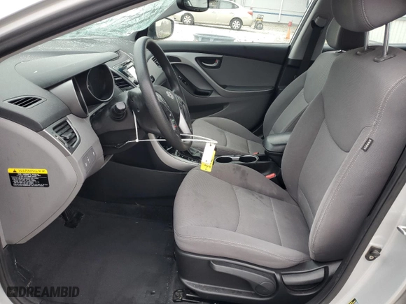 2016 Hyundai Elantra Value Edition with VIN KMHDH4AE4GU544284, listed as a Copart auction lot 43077145 with 87,556 mi miles and Clean Title. Bid and sale history available at carsss.com. Image 7.