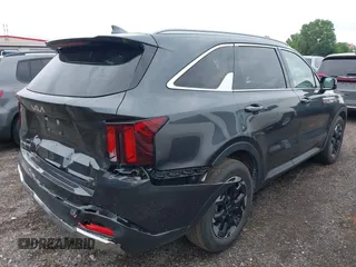 2024 Kia Sorento S with VIN 5XYRL4JC9RG254120, listed as a IAAI auction lot 42617649 with 24,773 mi miles and . Bid and sale history available at DreamBid. Image 4.