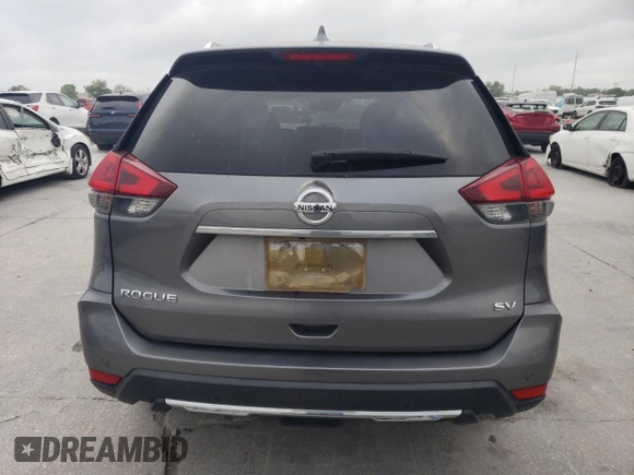2019 Nissan Rogue SV with VIN JN8AT2MT1KW263257, listed as a Copart auction lot 51339525 with 49,047 mi miles and Salvage Title. Bid and sale history available at carsss.com. Image 6.