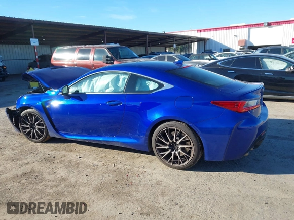 2015 Lexus RC F with VIN JTHHP5BC9F5001063, listed as a IAAI auction lot 41318608 with 30,420 mi miles. Bid and sale history available at carsss.com. Image 3.