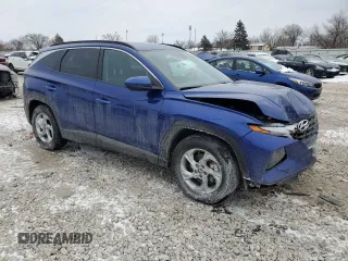 2024 Hyundai Tucson SEL with VIN 5NMJB3DE4RH301017, listed as a Copart auction lot 46230705 with 21,949 mi miles and Salvage Title. Bid and sale history available at carsss.com. Image 4.
