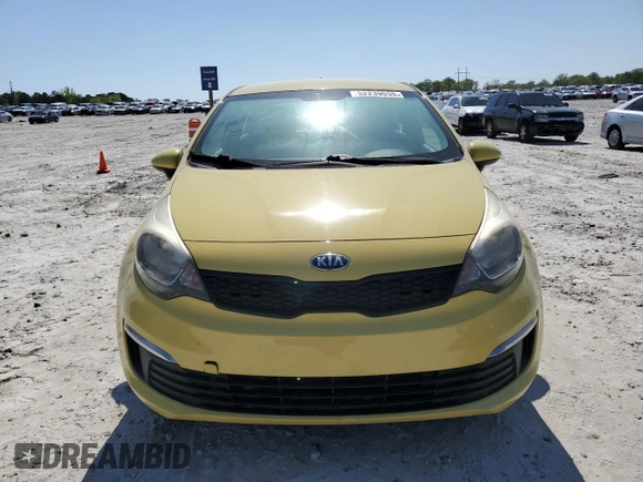 2016 Kia Rio LX with VIN KNADM4A37G6557465, listed as a Copart auction lot 52239055 with 120,477 mi miles and Clean Title. Bid and sale history available at carsss.com. Image 6.