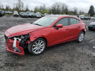 2014 Mazda 3 S Grand Touring z VIN JM1BM1M39E1203476, wystawiony jako Copart lot #50562325 z przebiegiem 76 462 mil mil oraz Szkoda całkowita • Salvage title. Historia ofert i sprzedaży dostępna na DreamBid. Obrazek 1.