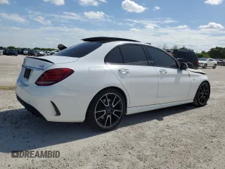2018 Mercedes-Benz C 43 AMG with VIN 55SWF6EB3JU246788, listed as a Copart auction lot 63048314 with Not Provided miles and Non Repairable. Bid and sale history available at carsss.com. Image 3.