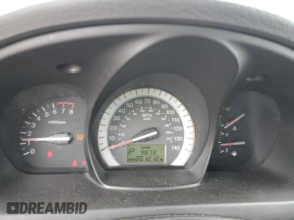 2009 Kia Spectra with VIN KNAFE241395022419, listed as a Copart auction lot 74794994 with 201,212 mi miles and Salvage Title. Bid and sale history available at carsss.com. Image 9.