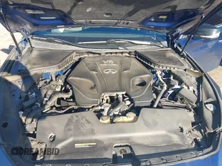 2019 Infiniti Q50 RED SPORT 400 with VIN JN1FV7AP8KM780182, listed as a IAAI auction lot 41682121 with 73,110 mi miles. Bid and sale history available at carsss.com. Image 10.