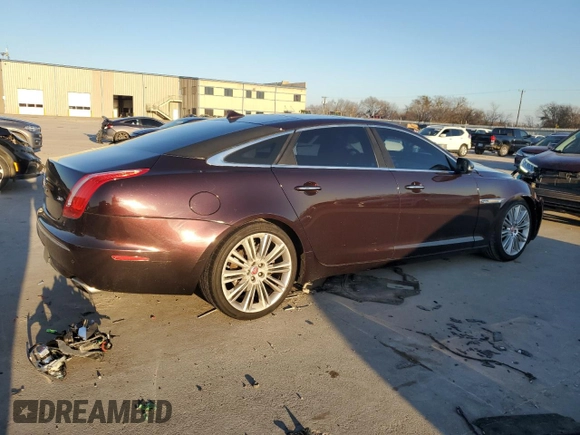 2015 Jaguar XJ Portfolio with VIN SAJWA2GZ7F8V83492, listed as a Copart auction lot 43789355 with 132,020 mi miles and Salvage Title. Bid and sale history available at carsss.com. Image 3.