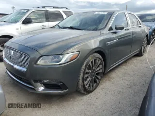2017 Lincoln Continental Select with VIN 1LN6L9SP9H5609114, listed as a Copart auction lot 75826794 with 21,770 mi miles and Salvage Title. Bid and sale history available at carsss.com. Image 1.