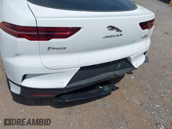 2020 Jaguar I-Pace SE with VIN SADHC2S1XL1F80407, listed as a IAAI auction lot 42033260 with 46,738 mi miles and . Bid and sale history available at DreamBid. Image 6.