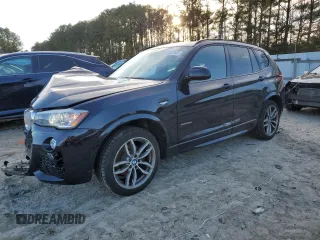 2015 BMW X3 xDrive28d with VIN 5UXWY3C50F0F83921, listed as a Copart auction lot 45302345 with 75,787 mi miles and Salvage Title. Bid and sale history available at carsss.com. Image 1.