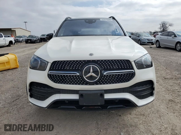2020 Mercedes-Benz GLE 580 with VIN 4JGFB8GB2LA168470, listed as a Copart auction lot 43975845 with 58,042 mi miles and Salvage title. Bid and sale history available at DreamBid. Image 5.