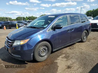2014 Honda Odyssey LX z VIN 5FNRL5H23EB090464, wystawiony jako Copart lot #59168755 z przebiegiem 218 131 mil mil oraz Czysty tytuł • Clean title. Historia ofert i sprzedaży dostępna na DreamBid. Obrazek 1.