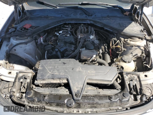 2013 BMW 3 Series 320i with VIN WBA3B1C50DK128525, listed as a Copart auction lot 48618015 with 124,304 mi miles and Salvage Title. Bid and sale history available at carsss.com. Image 11.