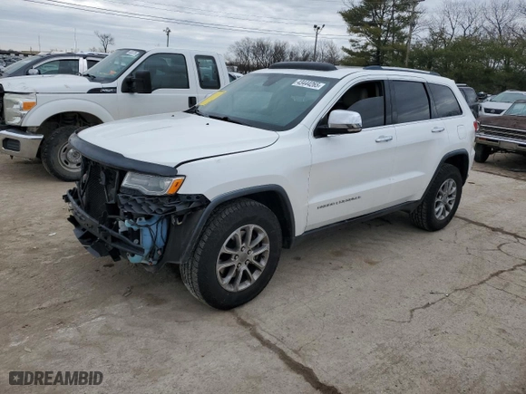 2016 Jeep Grand Cherokee Limited 75th Anniversary with VIN 1C4RJFBT4GC313141, listed as a Copart auction lot 43444265 with 168,254 mi miles and Salvage Title. Bid and sale history available at carsss.com. Image 1.