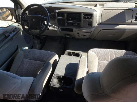 2001 Ford Excursion XLT z VIN 1FMNU40F41EC98171, wystawiony jako Copart lot #80481134 z przebiegiem 284 512 mil mil oraz Czysty tytuł • Clean title. Historia ofert i sprzedaży dostępna na DreamBid. Obrazek 8.