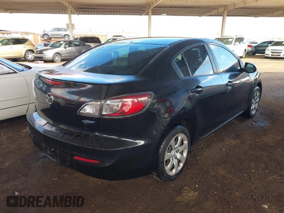 2013 Mazda Mazda3 i Sport with VIN JM1BL1U88D1711290, listed as a IAAI auction lot 41756747 with 100,570 mi miles. Bid and sale history available at carsss.com. Image 4.
