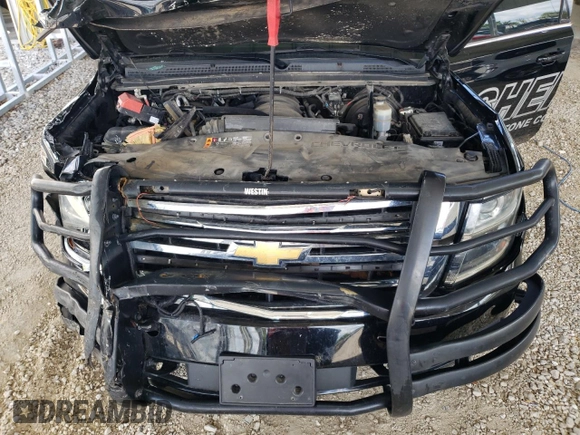 2020 Chevrolet Tahoe Commercial z VIN 1GNSKDEC1LR195465, wystawiony jako Copart lot #55155345 z przebiegiem 124 093 mil mil oraz Szkoda całkowita • Salvage title. Historia ofert i sprzedaży dostępna na DreamBid. Obrazek 12.