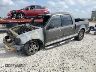 2002 Ford F-150 XLT with VIN 1FTRW07L42KE06960, listed as a Copart auction lot 53909835 with Not Provided miles and Salvage Title. Bid and sale history available at DreamBid. Image 1.