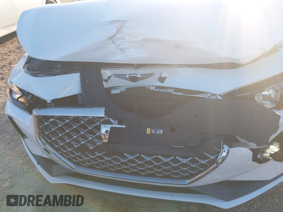 2020 Genesis G70 2.0T with VIN KMTG64LA8LU056386, listed as a IAAI auction lot 41164341 with 48,943 mi miles and . Bid and sale history available at DreamBid. Image 6.