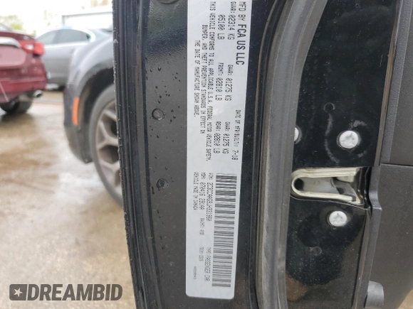 2018 Chrysler 300 Touring with VIN 2C3CCAAG9JH331960, listed as a Copart auction lot 54717615 with 86,921 mi miles and Salvage Title. Bid and sale history available at DreamBid. Image 12.