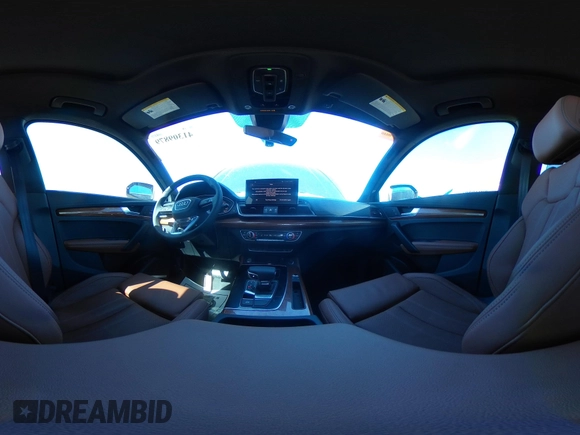 2023 Audi Q5 Premium Plus with VIN WA1BBAFYXP2195975, listed as a IAAI auction lot 41309879 with 11,124 mi miles and . Bid and sale history available at DreamBid. Image 19.