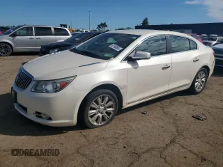 2013 Buick LaCrosse Leather z VIN 1G4GC5ER0DF130370, wystawiony jako Copart lot #63196065 z przebiegiem 91 482 mil mil oraz Czysty tytuł • Clean title. Historia ofert i sprzedaży dostępna na DreamBid. Obrazek 1.