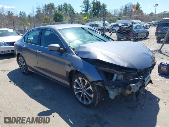 2014 Honda Accord Sedan Sport with VIN 1HGCR2F52EA072080, listed as a IAAI auction lot 42053217 with 233,485 mi miles. Bid and sale history available at carsss.com. Image 13.