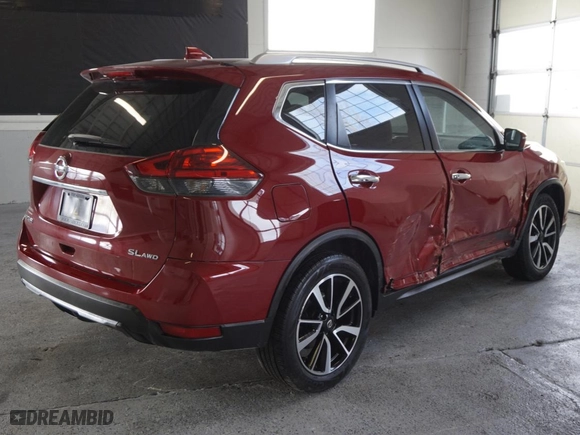 2017 Nissan Rogue SL with VIN 5N1AT2MV8HC846198, listed as a Copart auction lot 48538225 with 45,765 mi miles and Salvage Title. Bid and sale history available at carsss.com. Image 3.