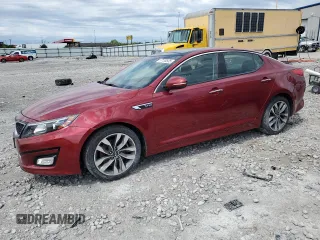 2015 Kia Optima SX Turbo with VIN 5XXGR4A65FG491381, listed as a Copart auction lot 57108505 with 168,880 mi miles and Salvage title. Bid and sale history available at DreamBid. Image 1.