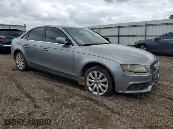 2011 Audi A4 Premium Plus with VIN WAUFFAFL4BA098850, listed as a Copart auction lot 54441645 with 145,293 mi miles and Salvage title. Bid and sale history available at DreamBid. Image 4.