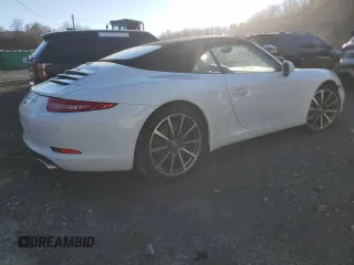 2013 Porsche 911 Carrera with VIN WP0CA2A98DS140522, listed as a Copart auction lot 81499364 with 0 mi miles and Salvage Title. Bid and sale history available at carsss.com. Image 3.