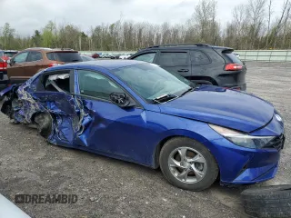 2021 Hyundai Elantra SE z VIN 5NPLL4AG3MH033686, wystawiony jako Copart lot #55111995 z przebiegiem Nie podano mil oraz Szkoda całkowita • Salvage title. Historia ofert i sprzedaży dostępna na DreamBid. Obrazek 4.