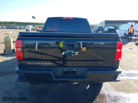 2018 Chevrolet Silverado 1500 Custom with VIN 1GCRCPEH8JZ191430, listed as a IAAI auction lot 41657847 with 1 mi miles. Bid and sale history available at carsss.com. Image 17.