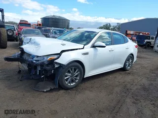 2019 Kia Optima LX with VIN 5XXGT4L35KG293379, listed as a IAAI auction lot 40745281 with 80,927 mi miles. Bid and sale history available at carsss.com. Image 20.